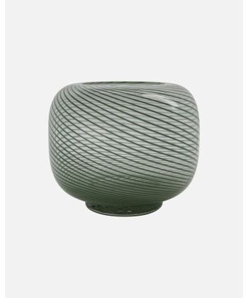 Alternative view of Vase, Swirl -Grønn