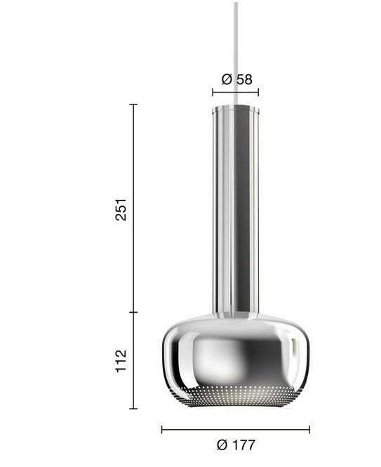 VL 56 pendel crome - Bilde 3