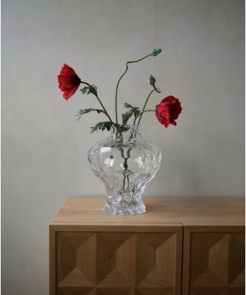 Ammonit Vase - klar