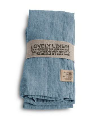 Linservietter, Lovely 4pk Dusty Blue