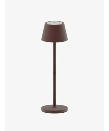 Iris Mini bordlampe -Oppladbar, Sort / Rust