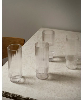 Ripple -Long Drink glass 4pk - Bilde 2
