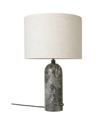 Gravity bordlampe, stor- grå marmor med skjerm - utstilling - Bilde 2