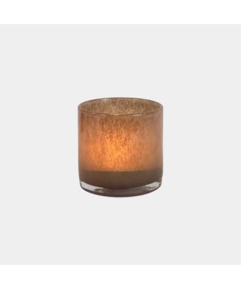 Nilla telysholder -Grå-brun, 8cm