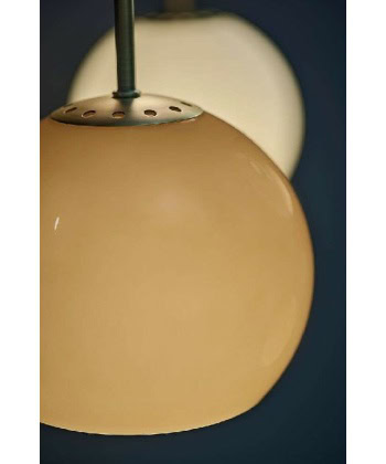 Ball Glass Pendel -Amber Ø18 - Bilde 2