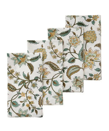 Servietter -Divya Ivy, 4pk (bomull)