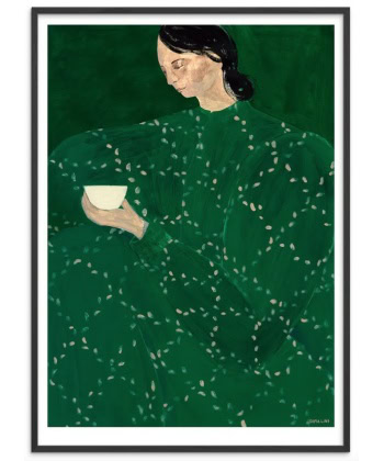 Alternative view of Poster -Coffee Alone At Place De Clichy