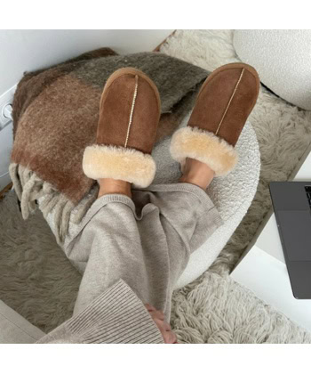 Jessica dametøfler, chestnut - Bilde 3