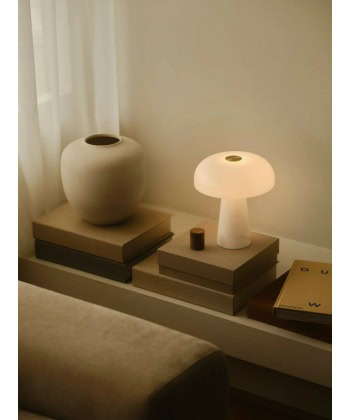 Glossy Mini Hvit -Bordlampe - Bilde 2