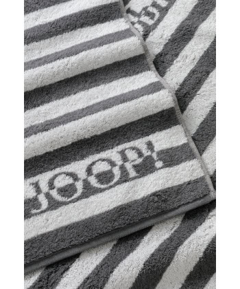 JOOP! Split Stripes -Håndkle 50x100, Grå - Bilde 2
