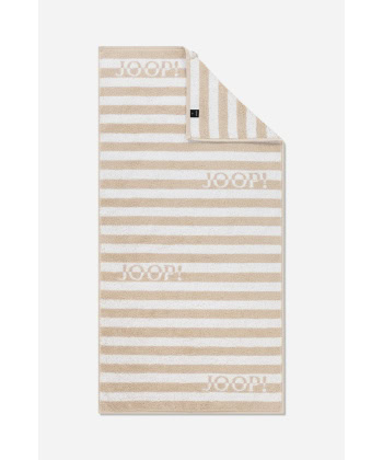 JOOP! Split Stripes -Håndkle 50x100, Beige