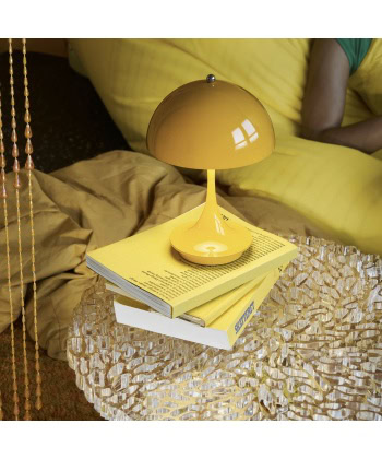 Panthella 160 Oppladbar -Opaque Yellow, V3 - Bilde 2