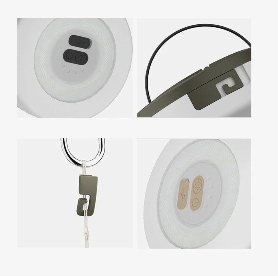 Campinglampe -Oppladbar/solcelle - Bilde 3