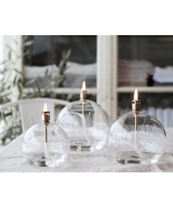 Oljelampe Round Brass - Bilde 2