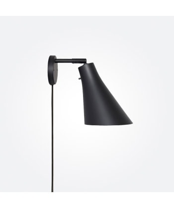 Miller vegglampe -Sort