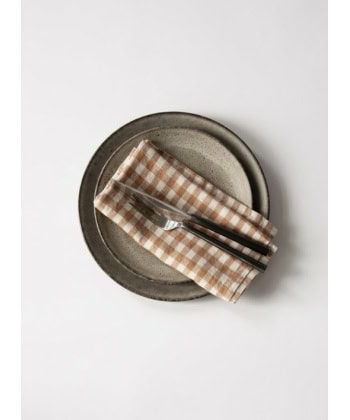 Linserviett Gingham Biscuit - Bilde 2