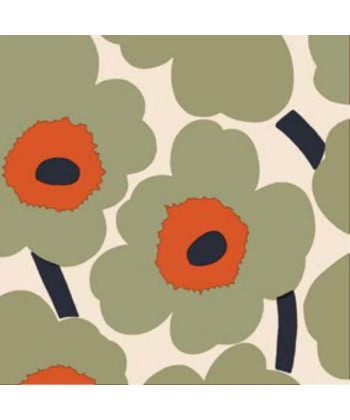 Papirservietter -Marimekko Unikko Sage, Lunsj