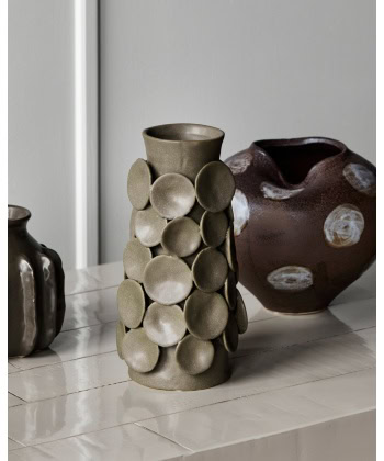 Dot Vase -Khaki - Bilde 2
