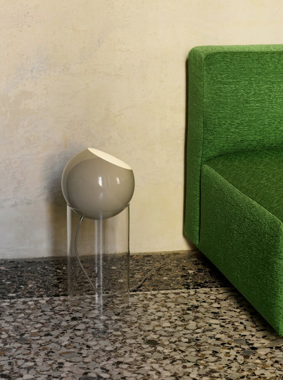 Topan Bord / gulvlampe VP14 -Grå beige - Bilde 2