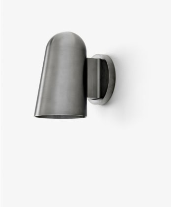 Solid vegglampe SC105, Røkt messing -Utendørs - Bilde 2