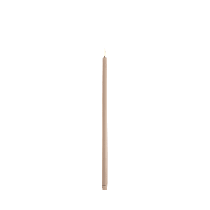 LED Lange Kronelys 2pk, Beige 55cm