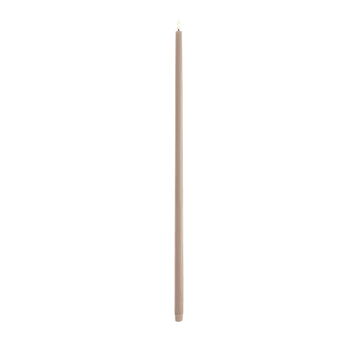 LED Lange Kronelys 2pk, Beige 75cm