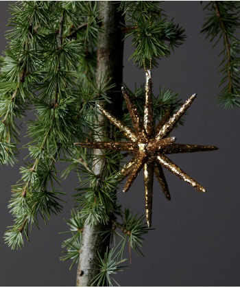 Juletrepynt -Spike stor, Gull - Bilde 2