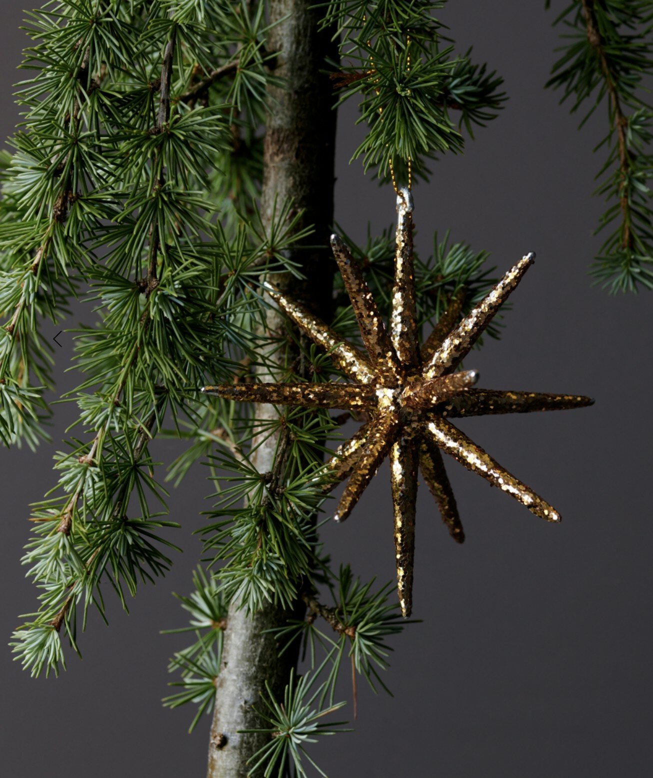 Juletrepynt -Spike stor, Gull - Bilde 2