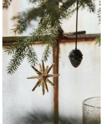 Juletrepynt -Spike liten, Gull - Bilde 2