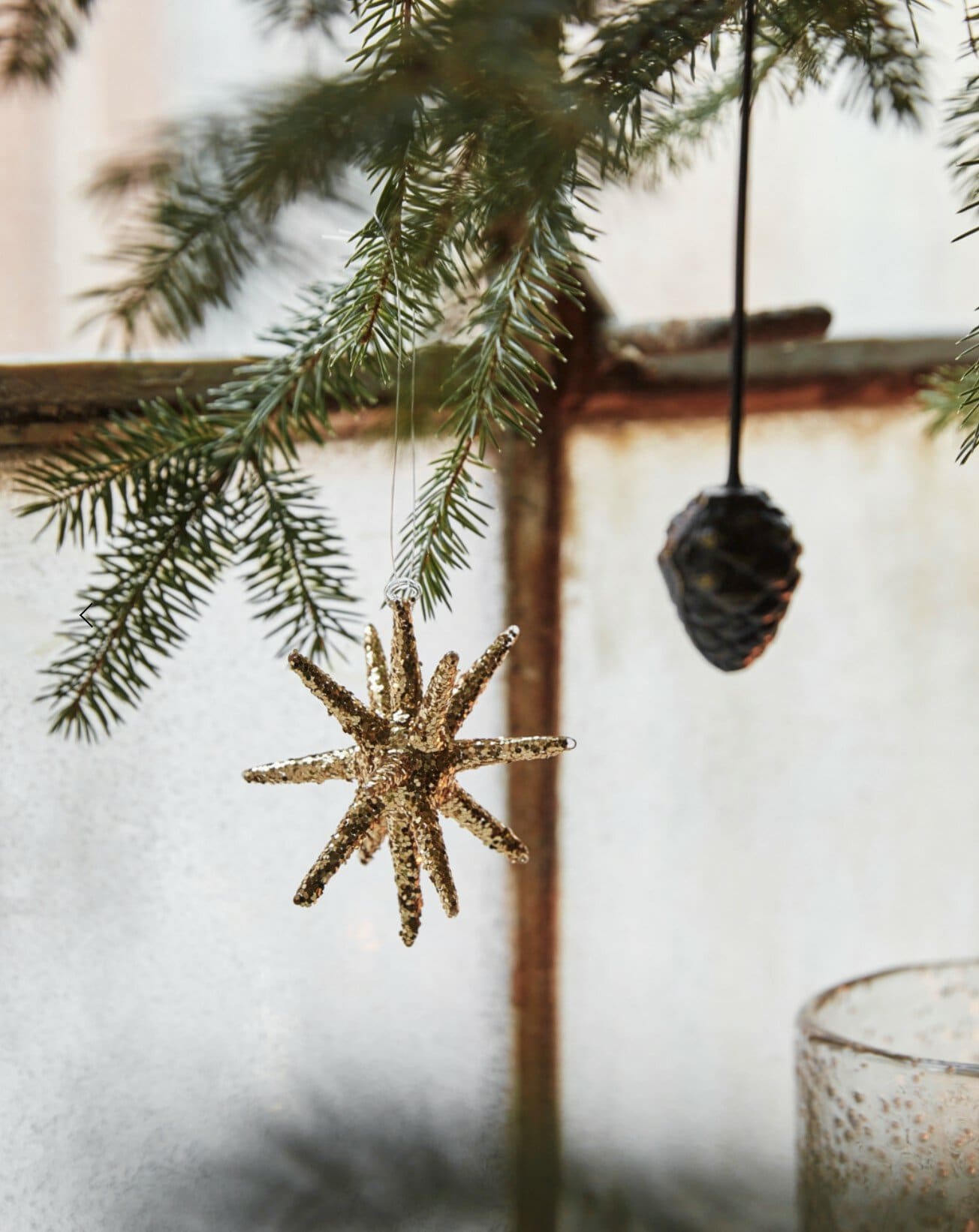 Juletrepynt -Spike liten, Gull - Bilde 2
