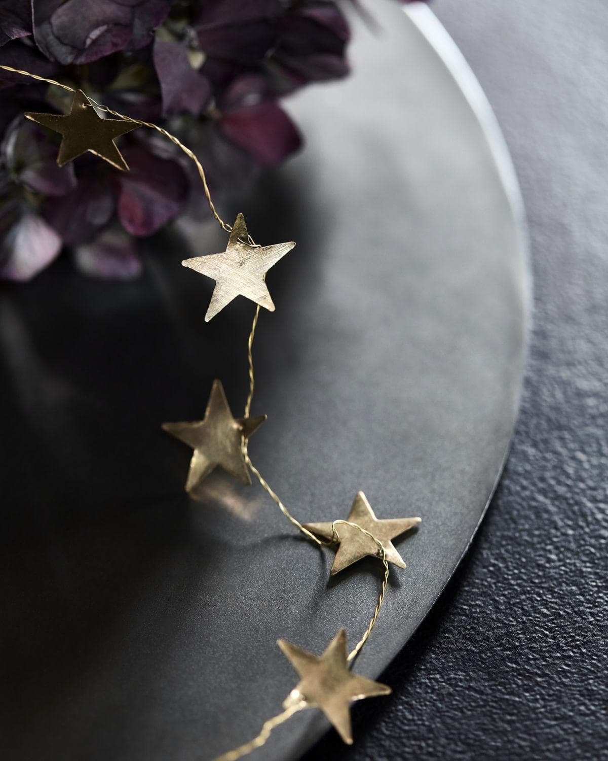 Girlander -Stars small, Messing - Bilde 3
