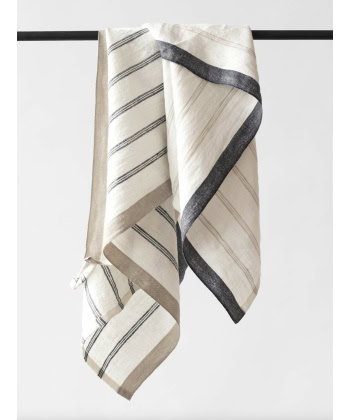 Maya Kjøkkenhåndkle -Navy Stripe - Bilde 2