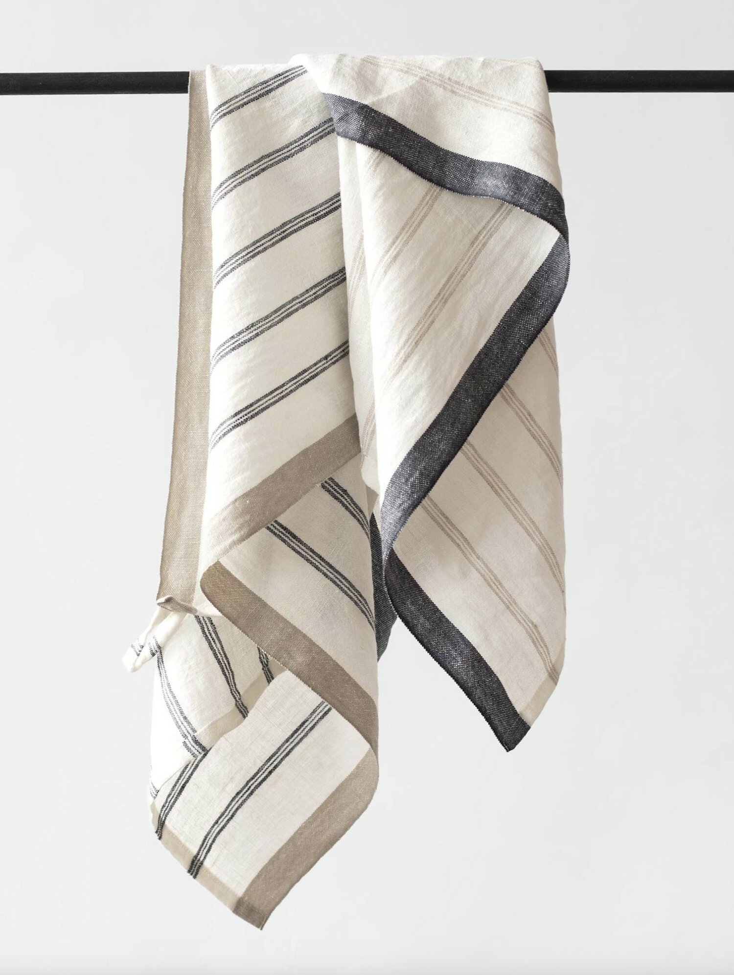 Maya Kjøkkenhåndkle -Navy Stripe - Bilde 2