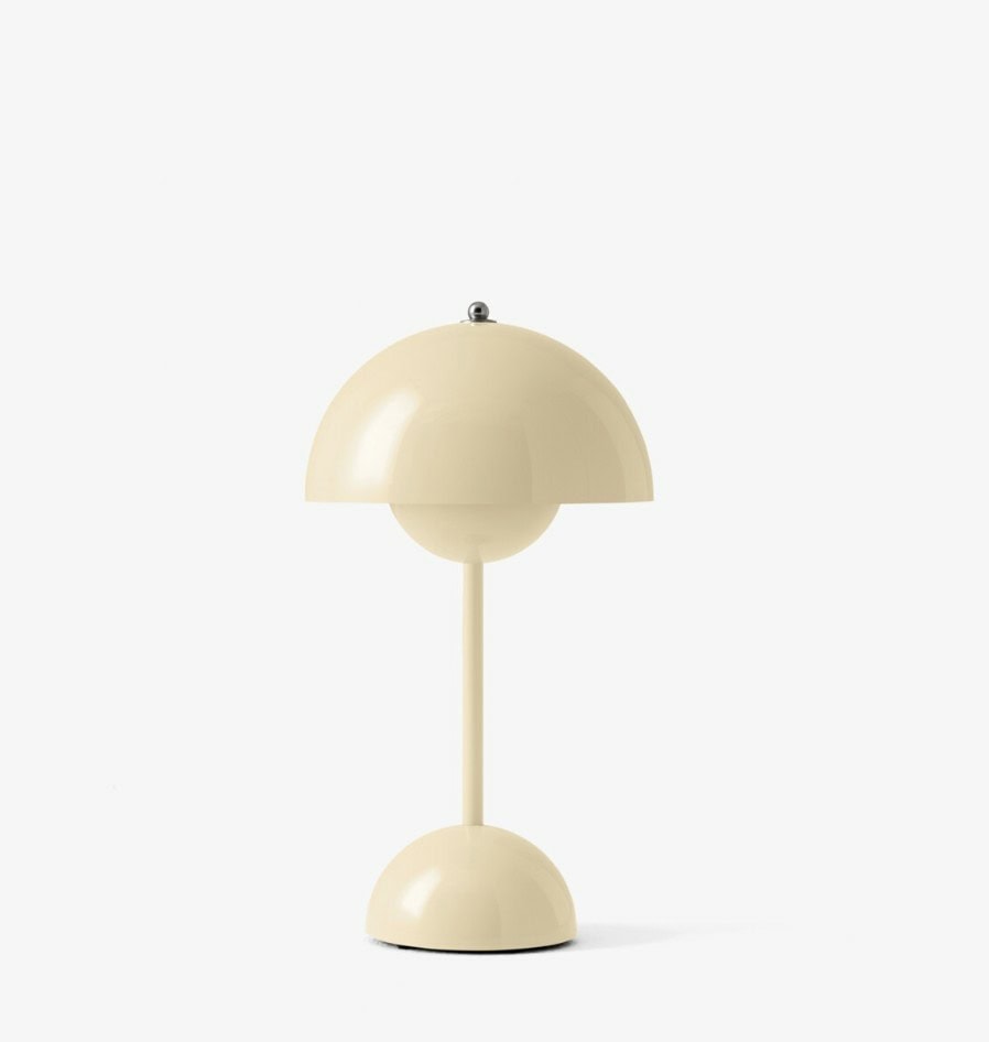 Flowerpot oppladbar bordlampe VP9, Ivory - Bilde 3