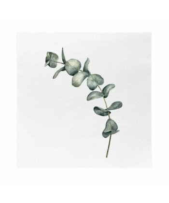 Serviett Kaffe- Eucalyptus