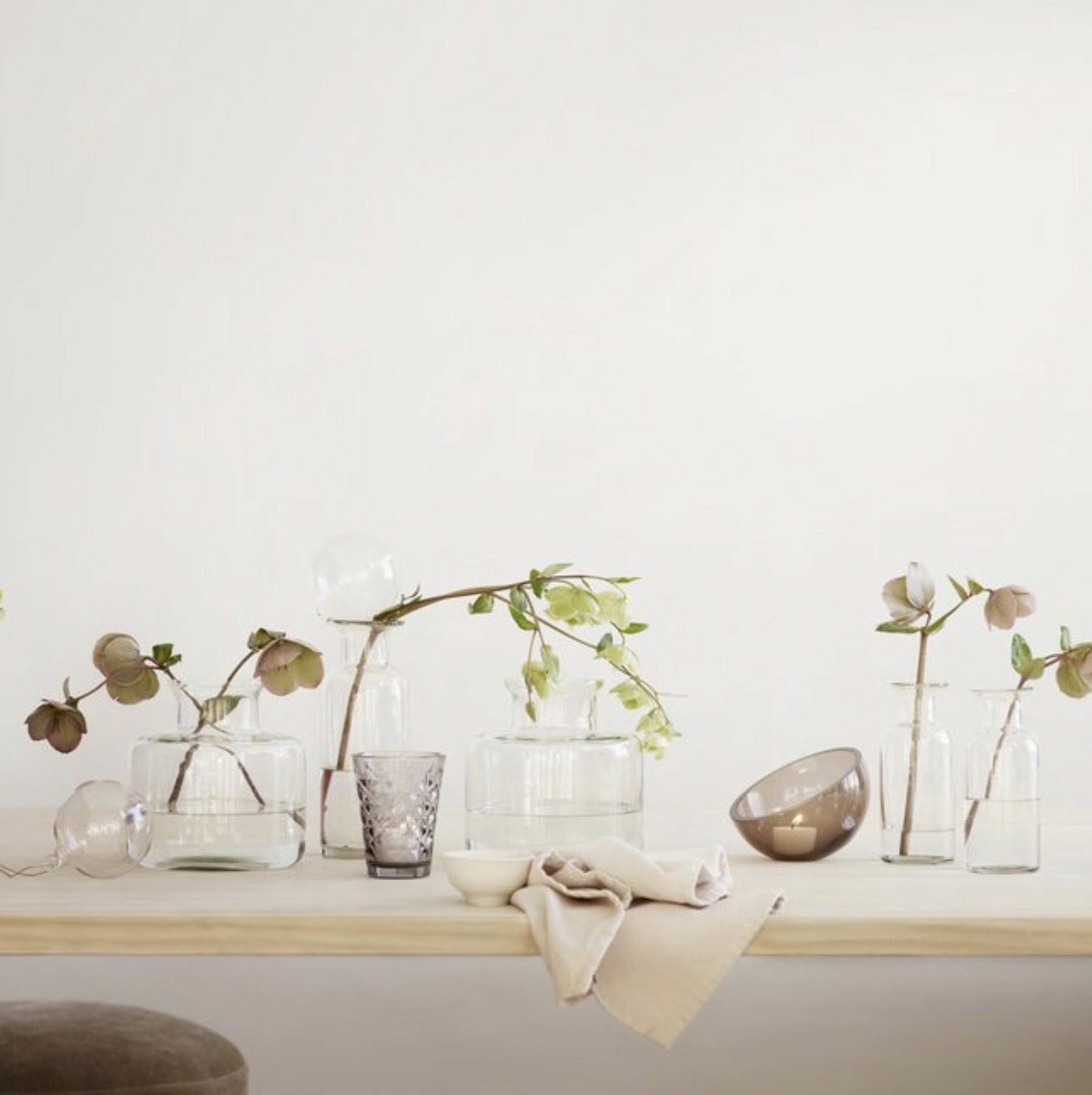 Glassvase Lav -15cm - Bilde 3