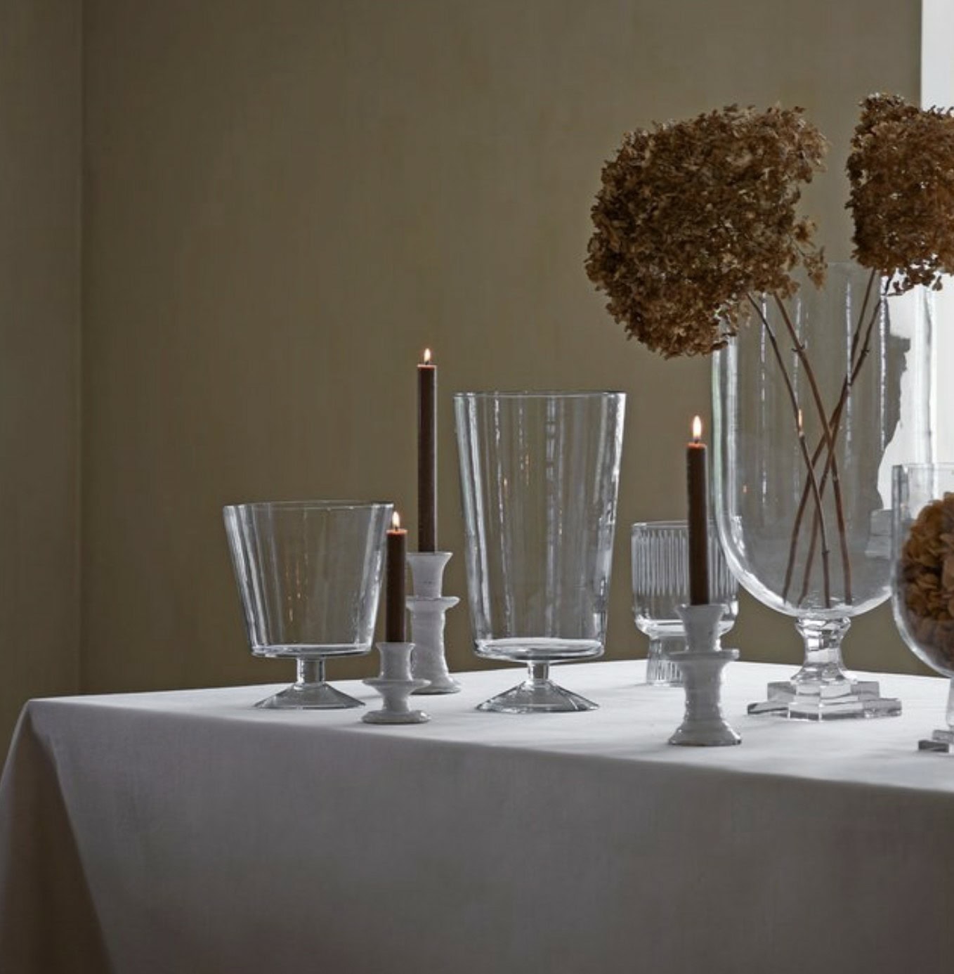 Glassvase på stett -Pokal - Bilde 2