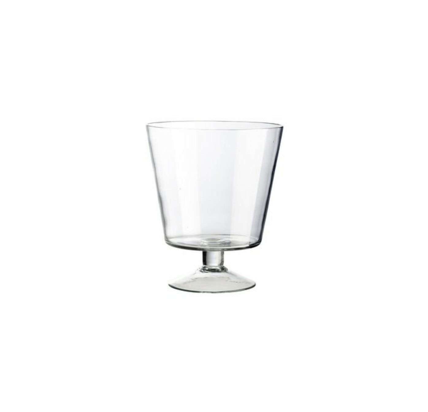 Glassvase på stett -Pokal