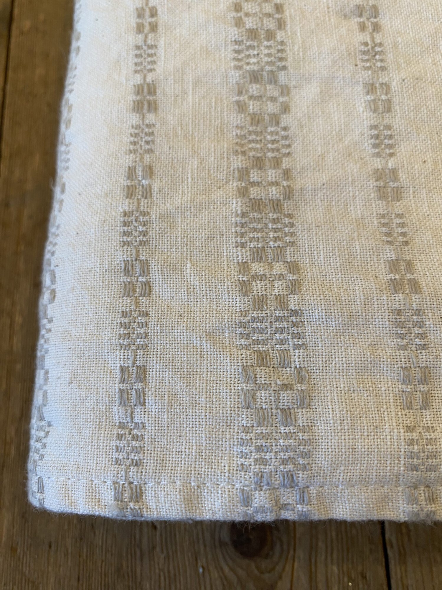 Linduk -Taupe Brodert - Bilde 3