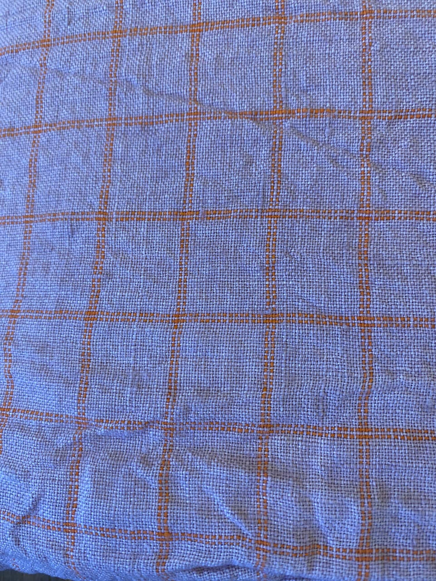 Linserviett -Parma Orange Checks - Bilde 3