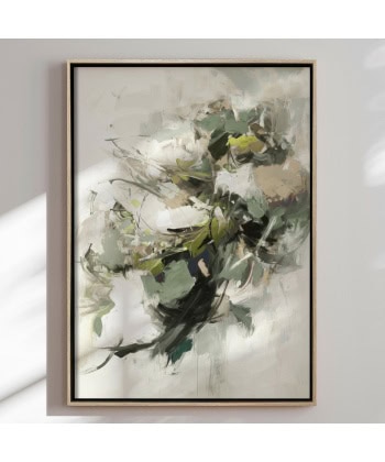 Håndlaget Maleri -Green Dance -60x80cm