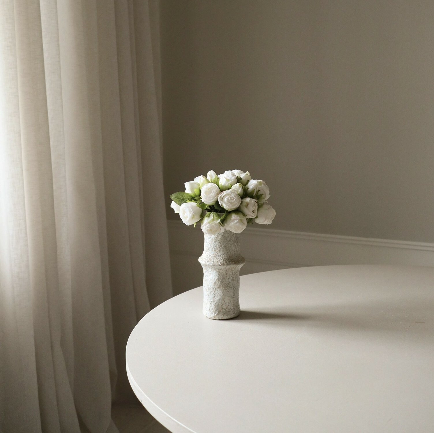 Rose bukett, Hvit -20stk