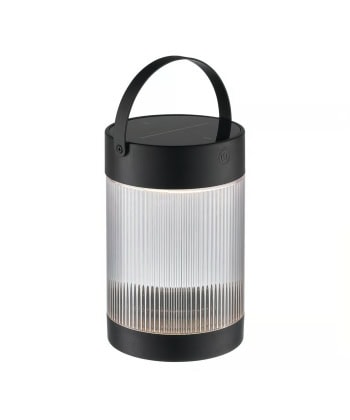 Coupar Solar / Oppladbar Bordlampe -Sort