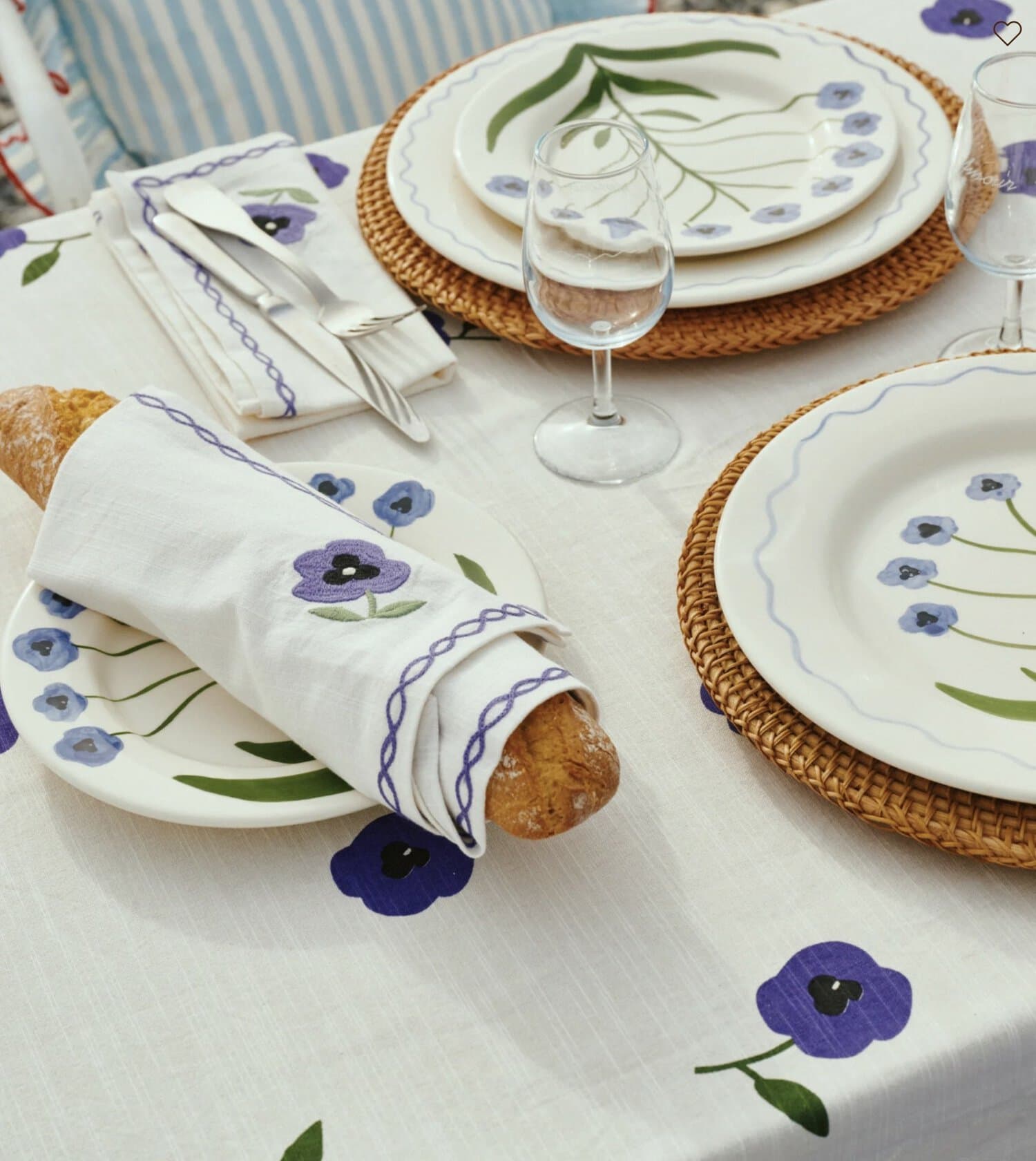 Duk -Madelen Möllard Pansy -150x250 - Bilde 3