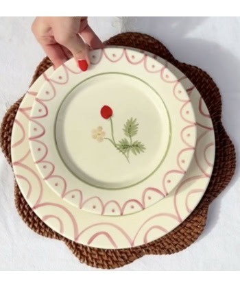Lunsjtallerken -Cottage Flower Strawberry - Bilde 2
