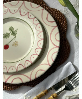 Lunsjtallerken -Cottage Flower Strawberry - Bilde 3