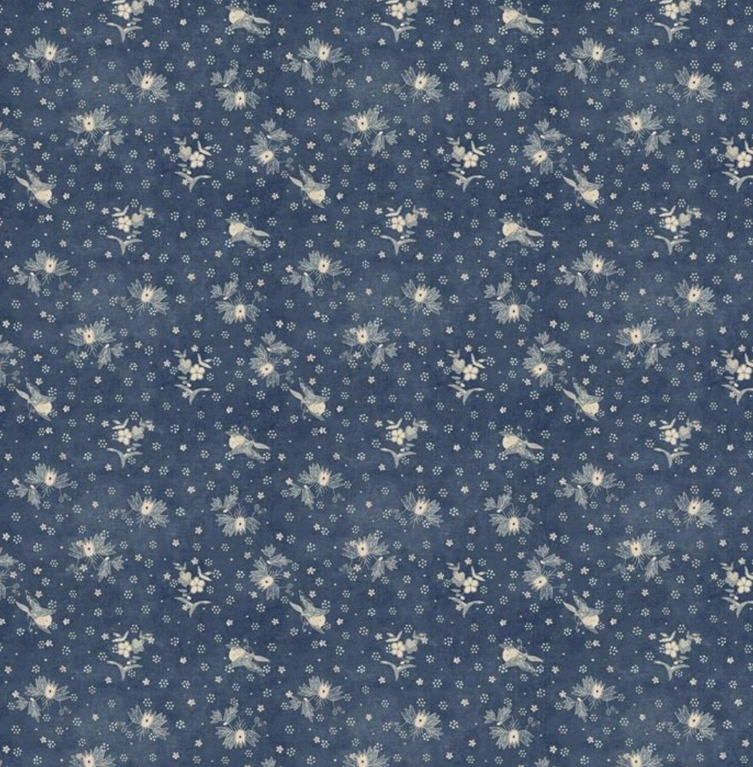 Putetrekk -Wells Batik Blue, 50x50 - Bilde 3