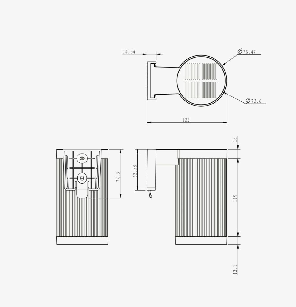 Solar vegglampe -Beacon Solcelle - Bilde 2