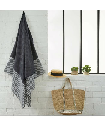 Foutahåndkle Honeycomb, 100x200 -Navy - Bilde 3