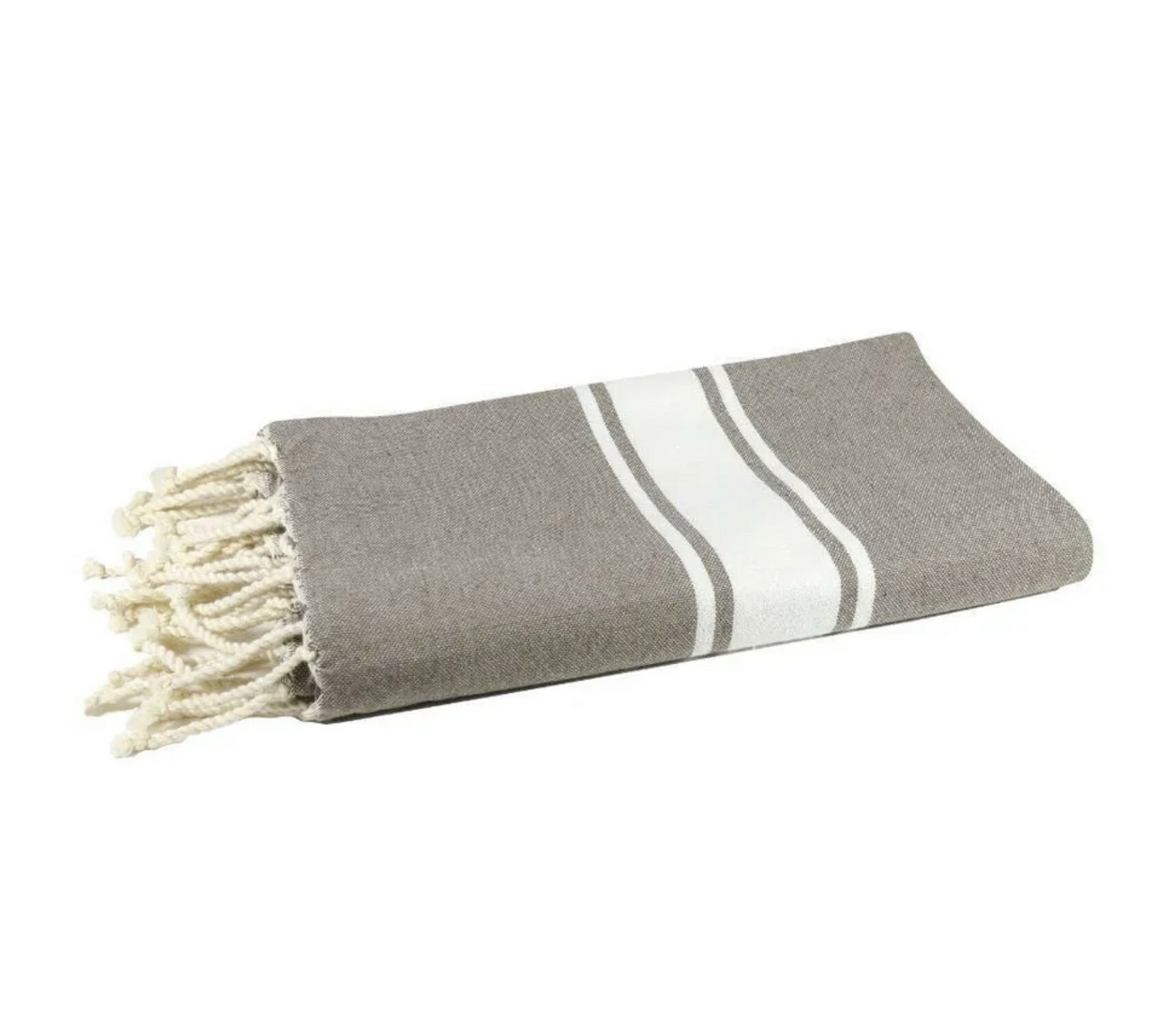 Foutahåndkle Flat Weave, 100x200 -Taupe